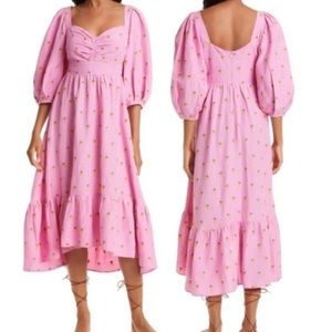 FARM Rio - Pink Pineapple embroidered dress